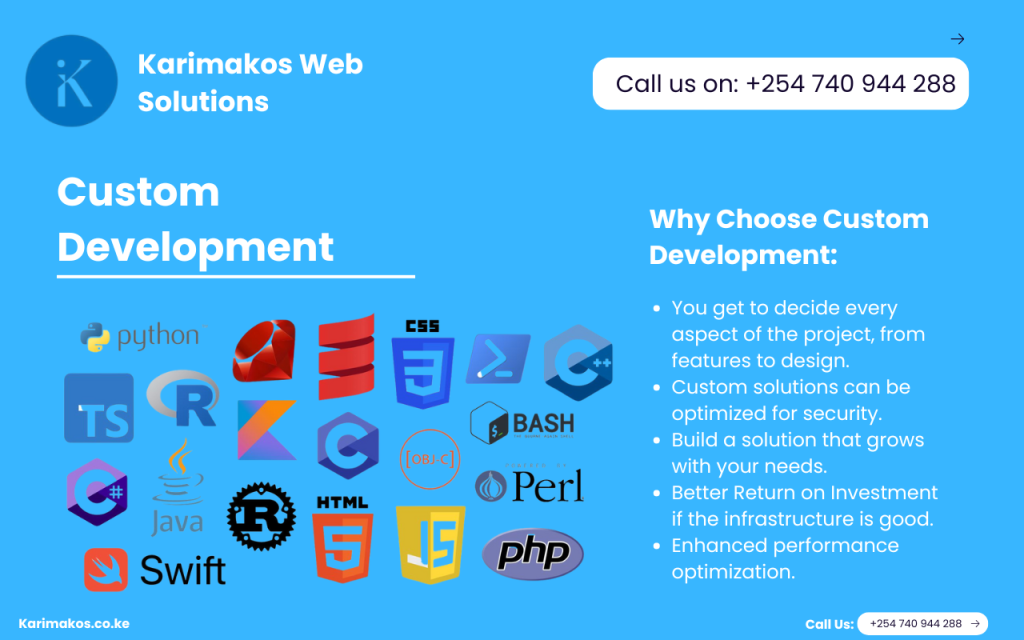 custom development fr web apps